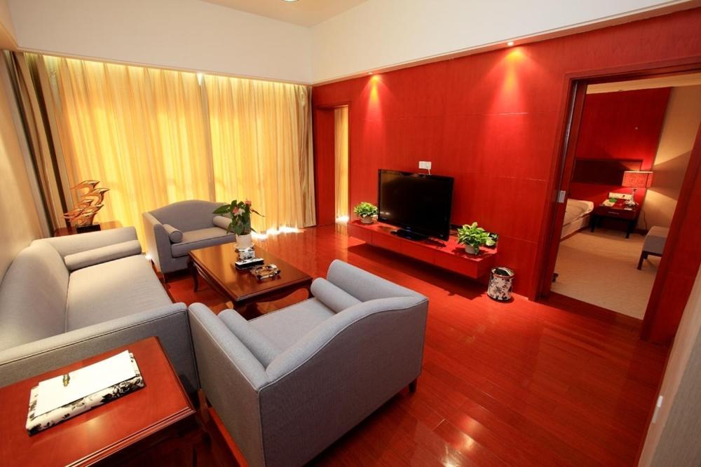 ז'אנגג'יאג'י Zhang Jiajie State Guest Hotel חדר תמונה